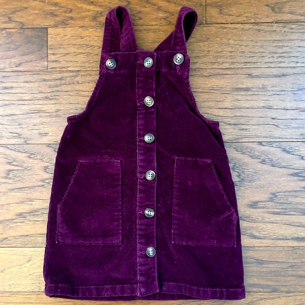 Corduroy Jumper Plum Purple Size 3T